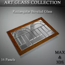 Art Glass Set 07 3D model