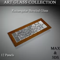 Art Glass Set 08 3D model