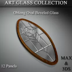 Art Glass Set 11 3D model