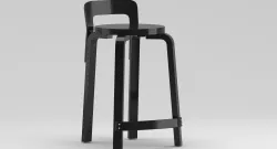 Artek Alvar Aalto K65 Chair 3D model