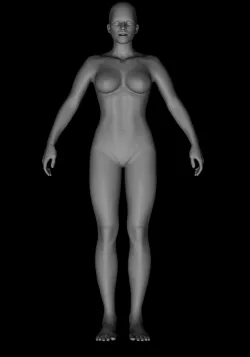 Athletic Body Woman 3D model