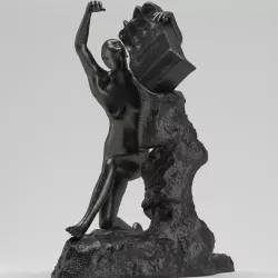 Auguste Rodin Orpheus 3D model