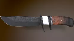 Axe with bone handle Low-poly  3D model