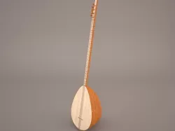 Baglama Instrument 3D model