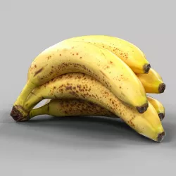 Banana Low-poly  3D model