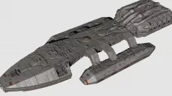 Battlestar Galactica Nova Class 3D model