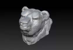 Bear Head 3D model