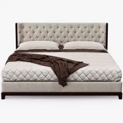 Bellavista - Nisha wood tuft bed 3D model
