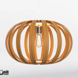 Bentwood Pendant Oblong by West Elm  3D model