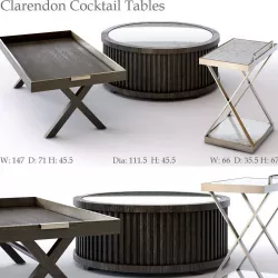 Bernhardt Clarendon Cocktail Tables 3D model