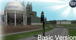 Big industrial scene - basic version 3D model
