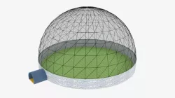 Bio-sphere Low-poly  3D model