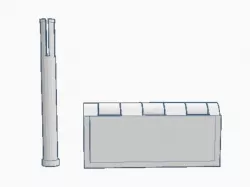 Bisagra con pasador de click / Hinge pin with pressure