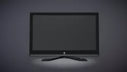 Black TV 3D model