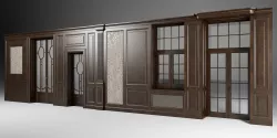 Boaserie M1 - wall cladding 3D model