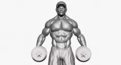 Body Builder 3D model 3D model