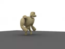 Bone Golem Low-poly  3D model