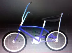 Boys Bicycle  Low-poly  3D model
