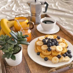 Breakfast in bed 3D model