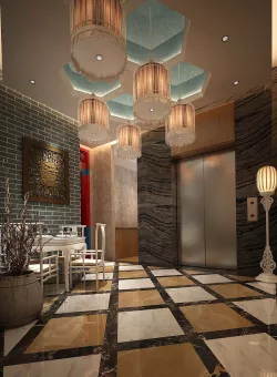 Business Restaurant - Coffee - Banquet  124 3D model