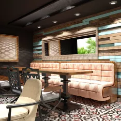 Cafe Interior 015 3D model