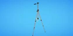Camera Tripod - Low Poly Low-poly  3D model