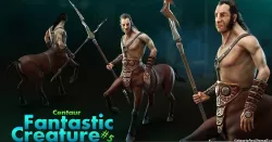 Centaur Low-poly  3D model