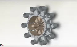 Centrifugal Compressor - Compresseur centrifuge 3D model