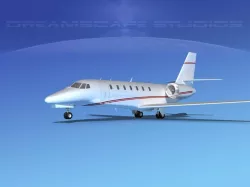 Cessna C680 Citation Soveriegn V10 3D model