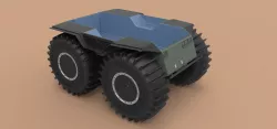Chassis for SHERP 3D model