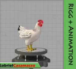 Chicken 3D model