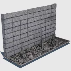 Cinder block wall    Texture