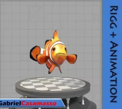 Clown Fish 3D model