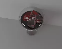 Coca cola glass 3D model