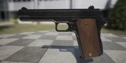 Colt M1911  Low-poly  3D model