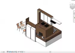 Complete Kitchen revit family 2013 3D model