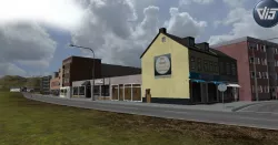 Country landscape Low-poly  3D model