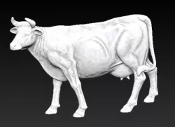 Cow statue 3D model