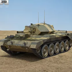 Crusader Mk III 3D model