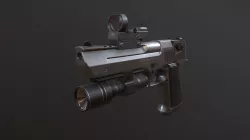 Desert Eagle D-50 Low-poly Low-poly  3D model