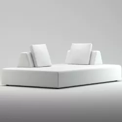 Domenico Fabric Modular Bench Jens Juul Eilersen 3D model