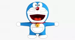 Doraemon Low Poly Low-poly  3D model