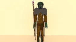 Dragon Born Chall Adam Low-poly  3D model