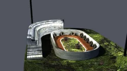 Drifting car Race Track 3D model
