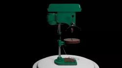 Drill Machine Industrial Machine 3D Model Low-poly  3D model