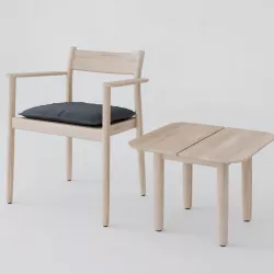 DWR Terassi Armchair and Terassi Side Table 3D model