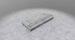 EDDH Hangar G Low-poly  3D model