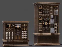 Electric Elements Generator Power 3D model