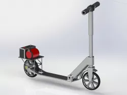 Electric Scooter Project 3D model