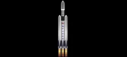 Falcon Heavy Animated 3D model